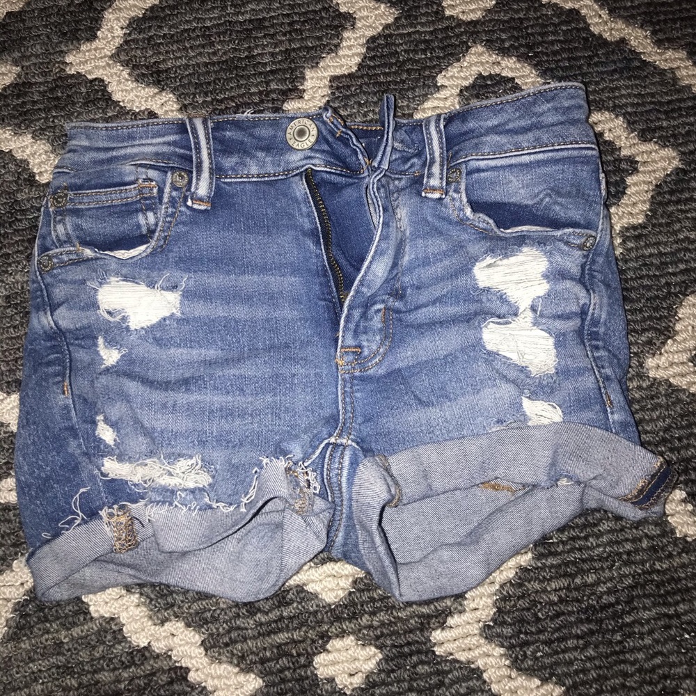 Size 00 American eagle jean shorts
